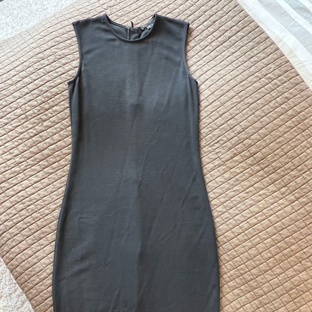 Vince Grey stretch dress bodycon XS 0 2 4